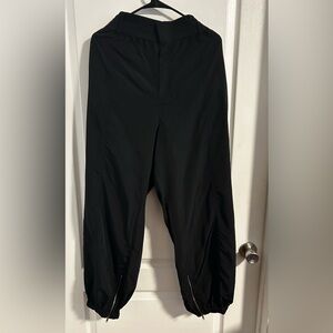 Future collective Kahlana Barfield black jogger zipper bottom